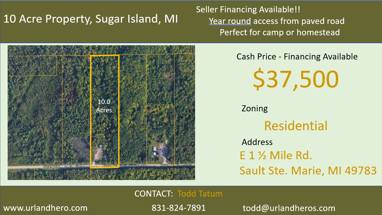 Sault Sainte Marie, Chippewa County, MI Recreational Property