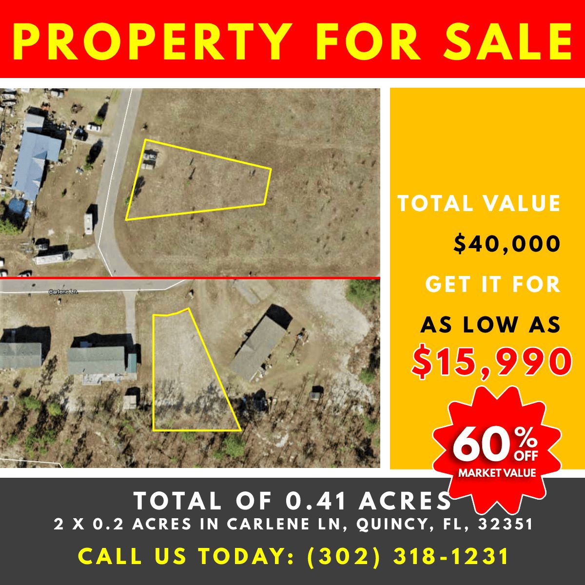 Quincy, Gadsden County, FL Recreational Property, Homesites for sale