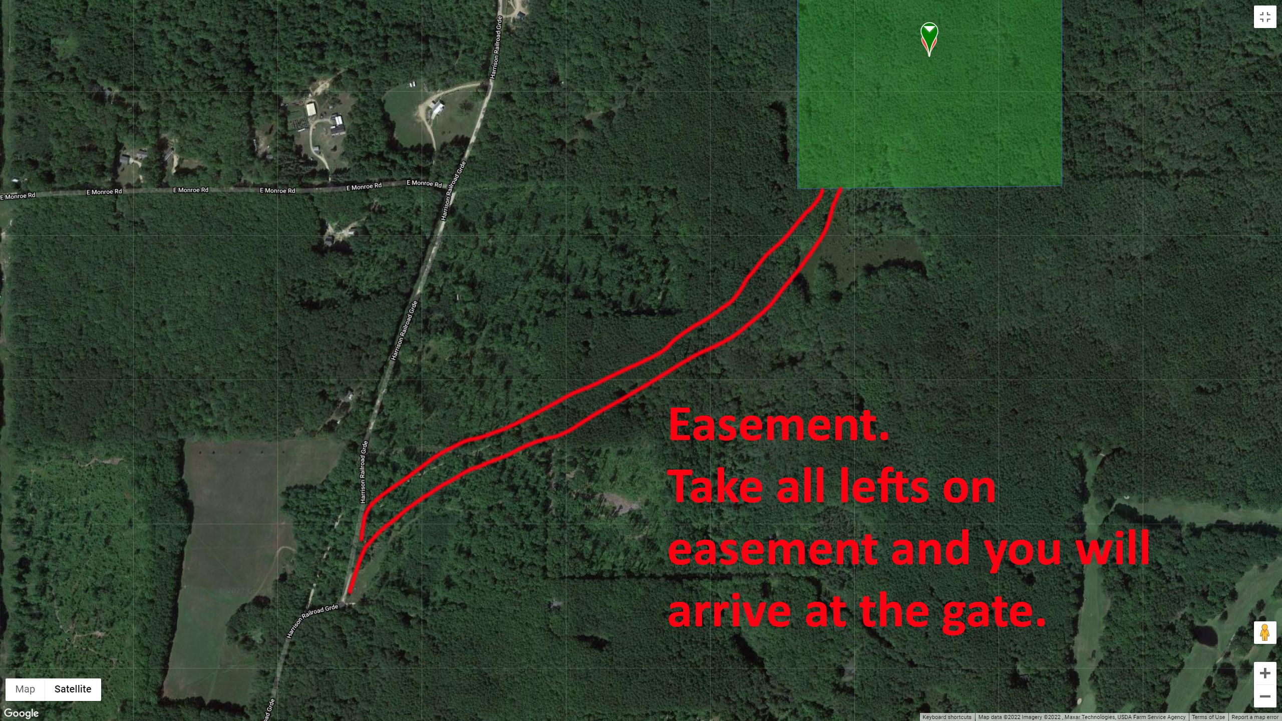 Harrison, Clare County, MI Recreational Property, Undeveloped Land