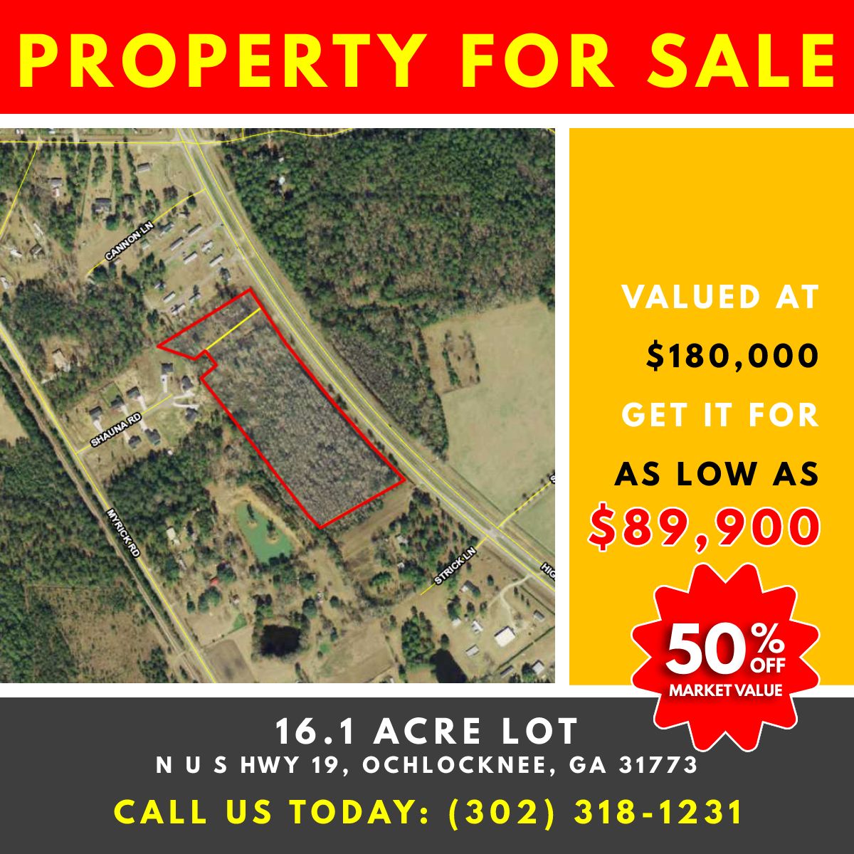 Ochlocknee, Thomas County, GA Recreational Property, Undeveloped Land