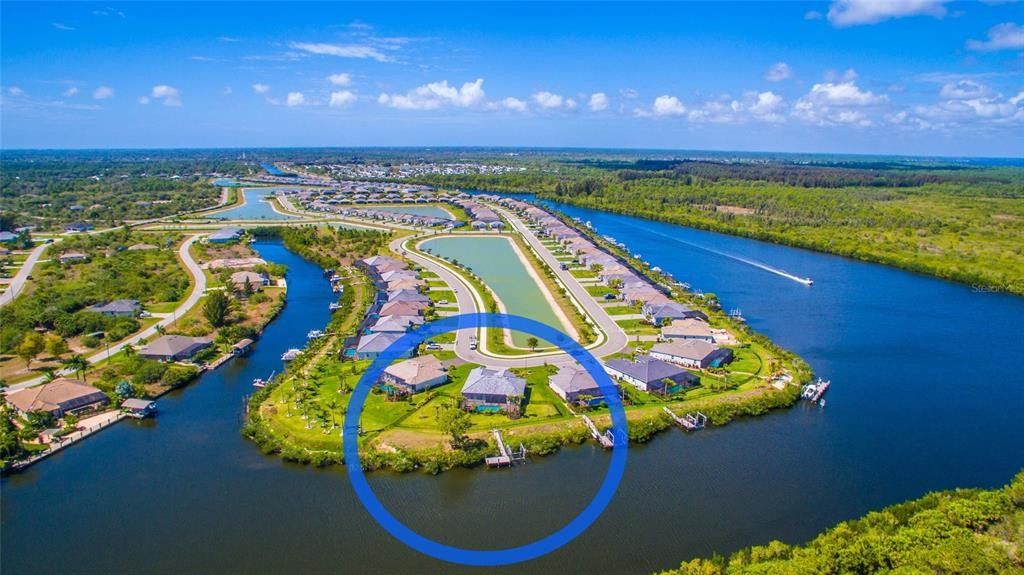 Port Charlotte, Charlotte County, FL Lakefront Property, Waterfront