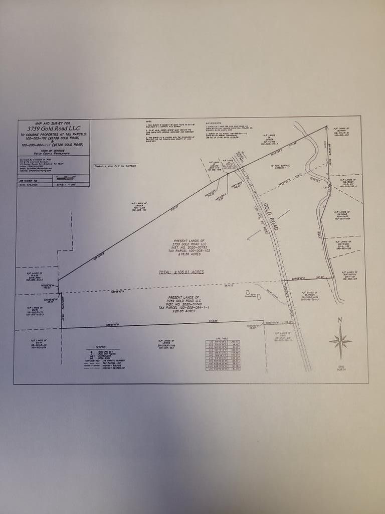 Genesee, Potter County, PA Undeveloped Land for sale Property ID