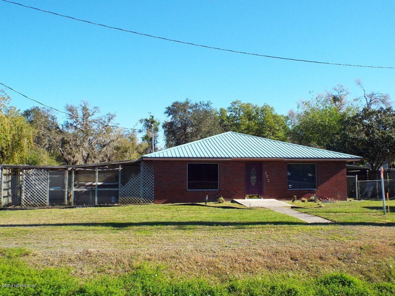 San Mateo, Putnam County, FL Commercial Property, House for sale