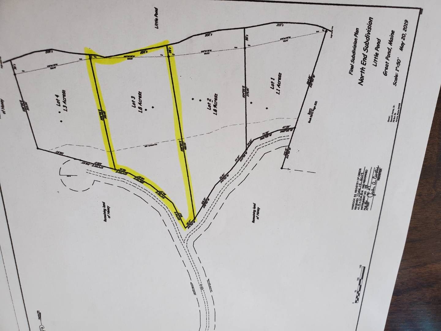 Great Pond, Hancock County, ME Undeveloped Land, Lakefront Property
