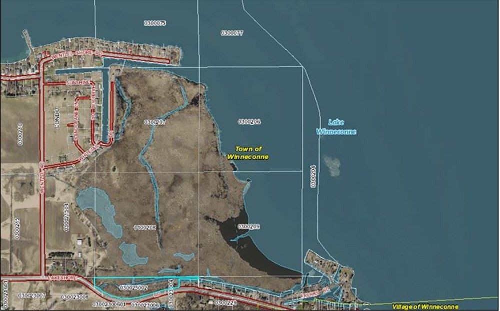 Winneconne, Winnebago County, WI Undeveloped Land, Lakefront Property