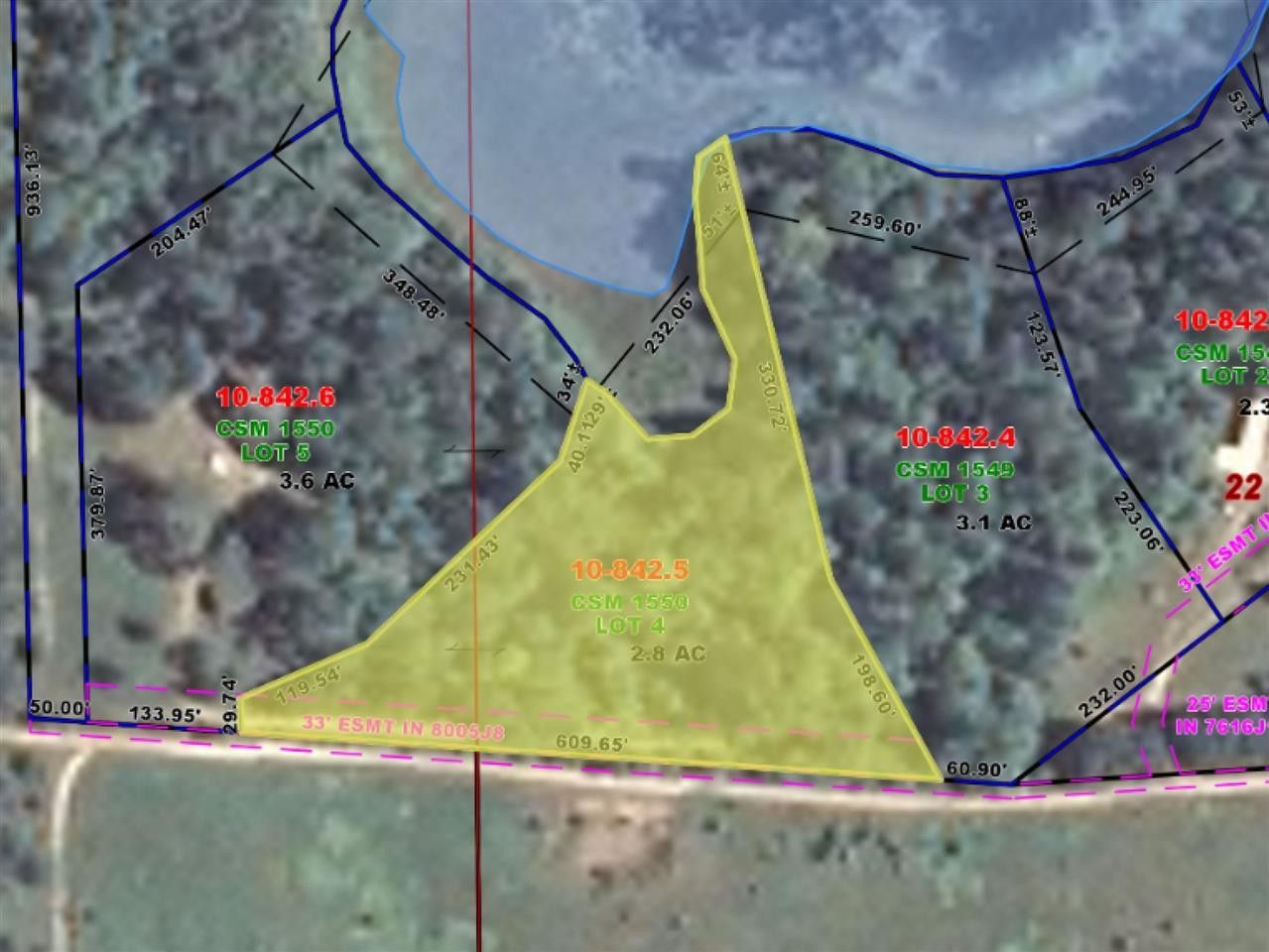 Dunbar, County, WI Undeveloped Land, Lakefront Property
