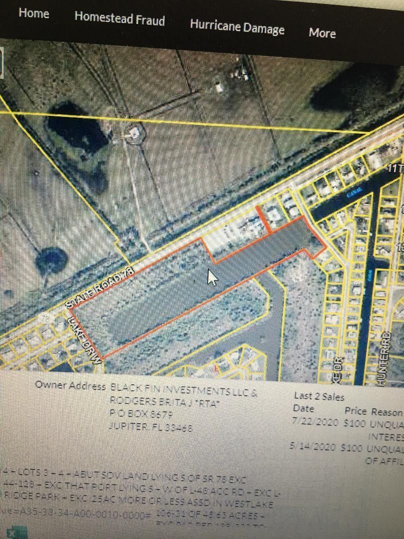 Okeechobee, Glades County, FL Commercial Property, Lakefront Property