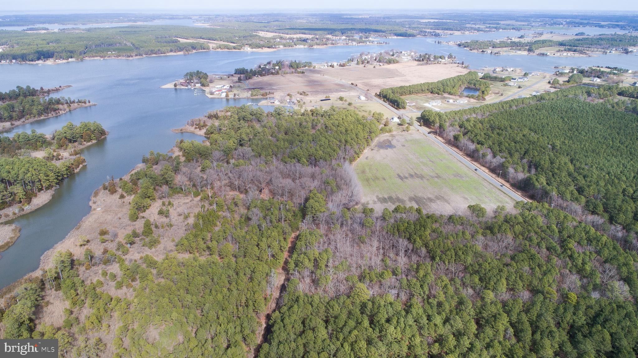Woolford, Dorchester County, MD Undeveloped Land, Lakefront Property