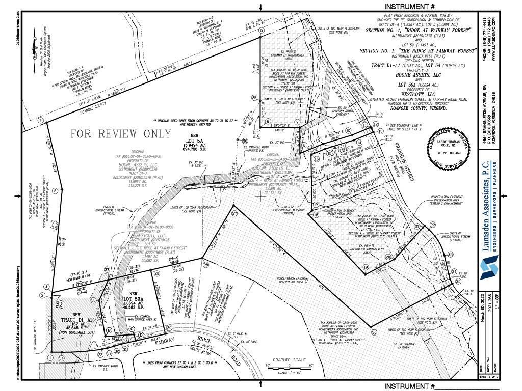 Salem, Roanoke County, VA Undeveloped Land for sale Property ID