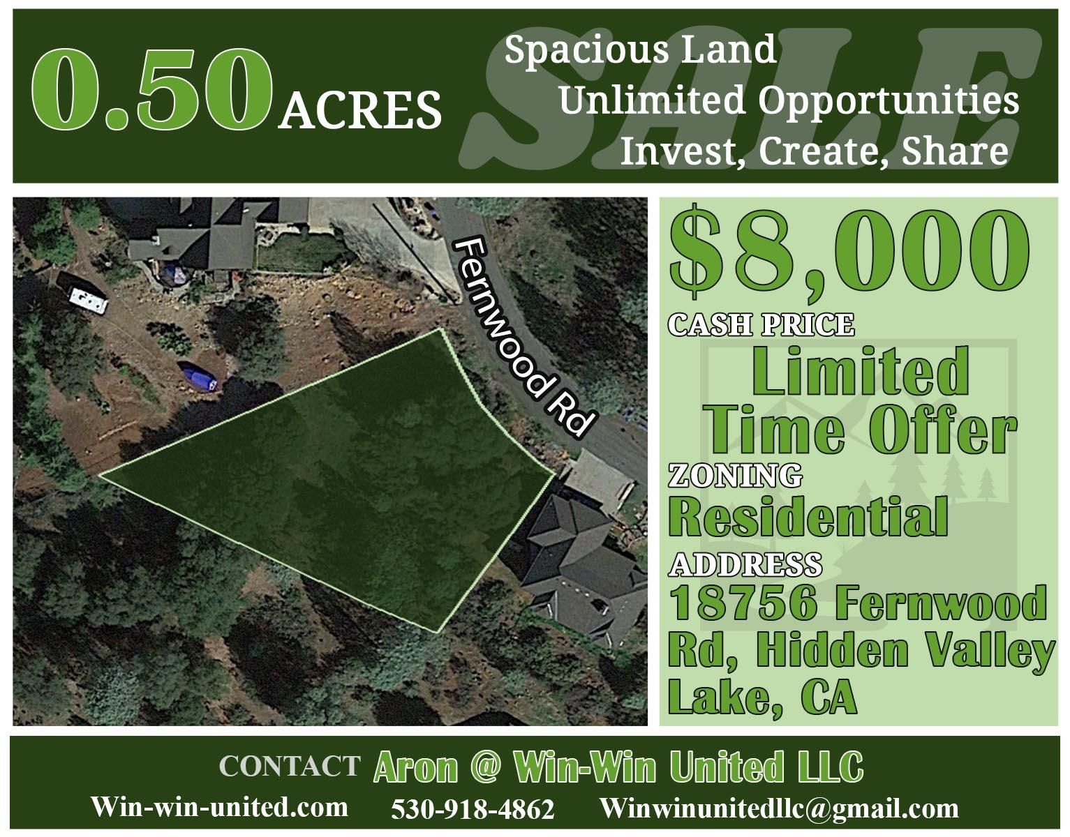 Hidden Valley Lake, Lake County, CA Recreational Property, Undeveloped