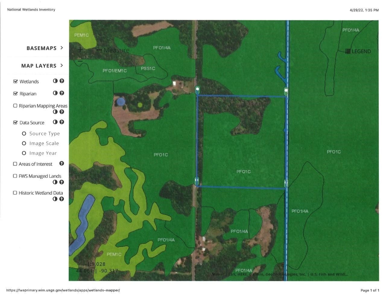 Camp Douglas, Monroe County, WI Undeveloped Land for sale Property ID