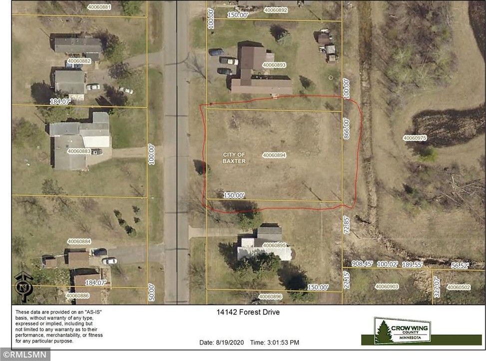 Baxter, Crow Wing County, MN Farms and Ranches, Homesites for sale Property ID 413472793