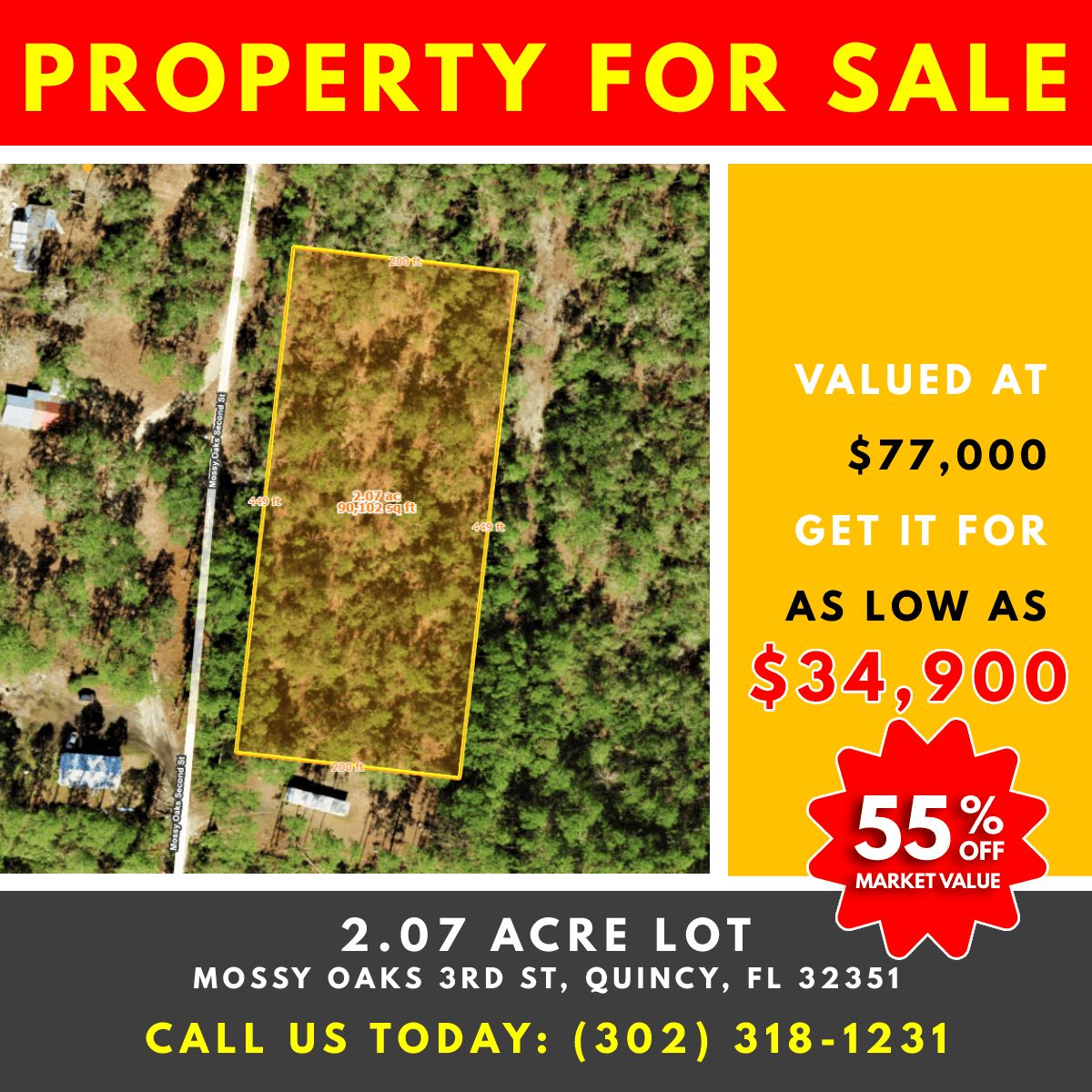 Quincy, Gadsden County, FL Recreational Property, Homesites for sale