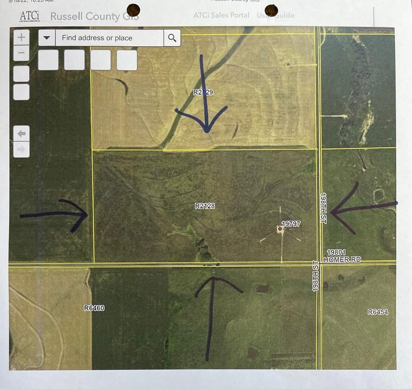 Dorrance, Russell County, KS Undeveloped Land for sale Property ID