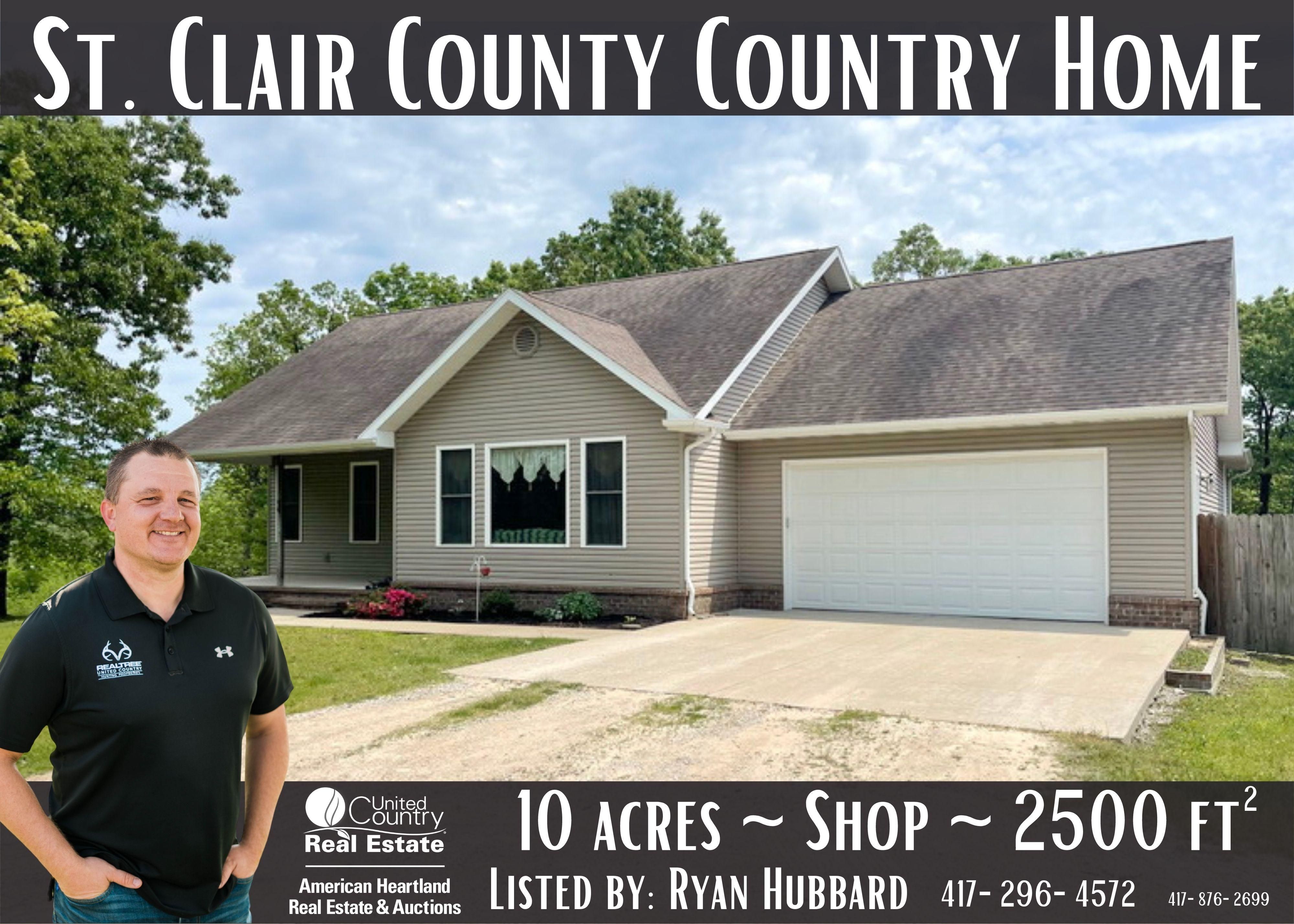 Collins, Saint Clair County, MO Recreational Property, Timberland