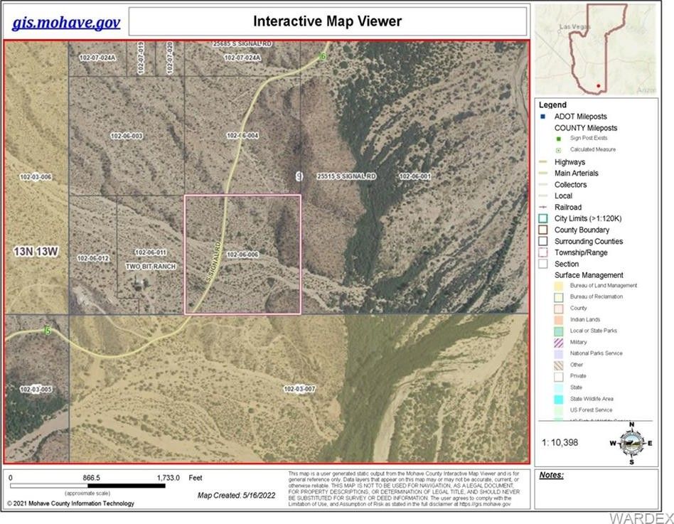 Wikieup, Mohave County, AZ Undeveloped Land for sale Property ID