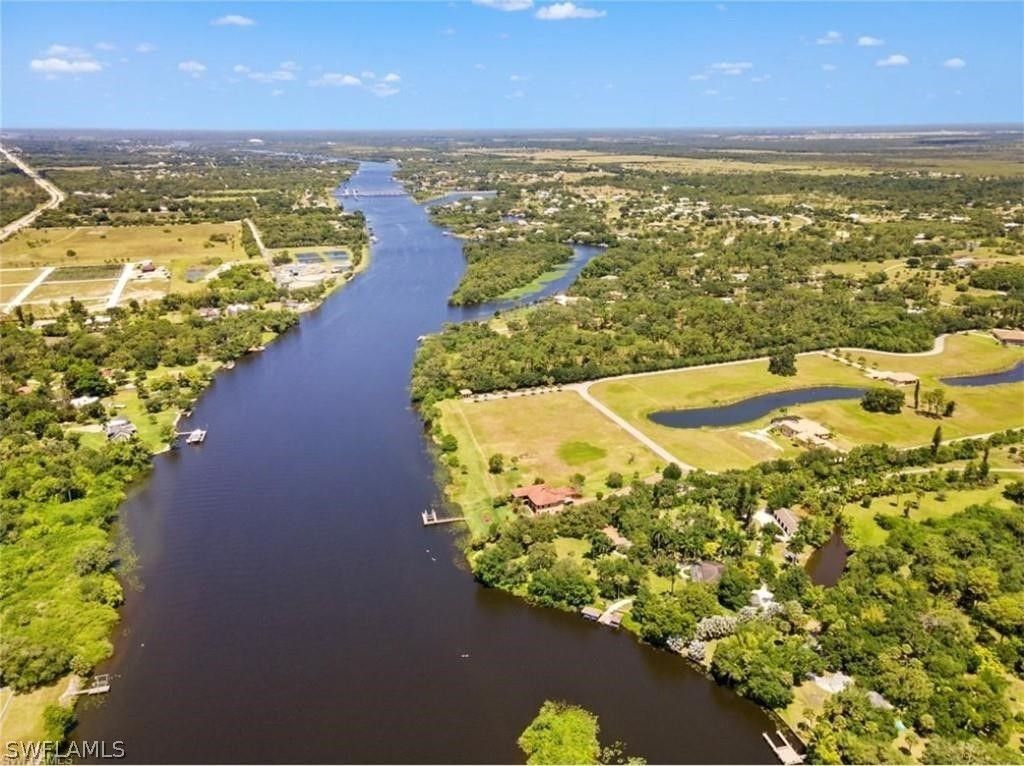 Alva, Lee County, FL Undeveloped Land, Lakefront Property, Waterfront
