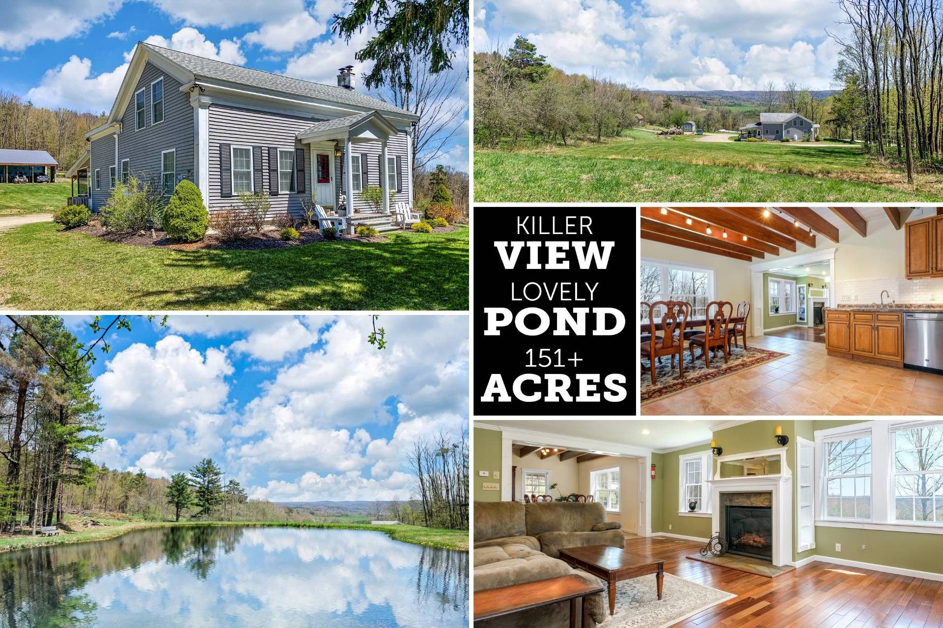 Oneonta, Otsego County, NY Lakefront Property, Waterfront Property