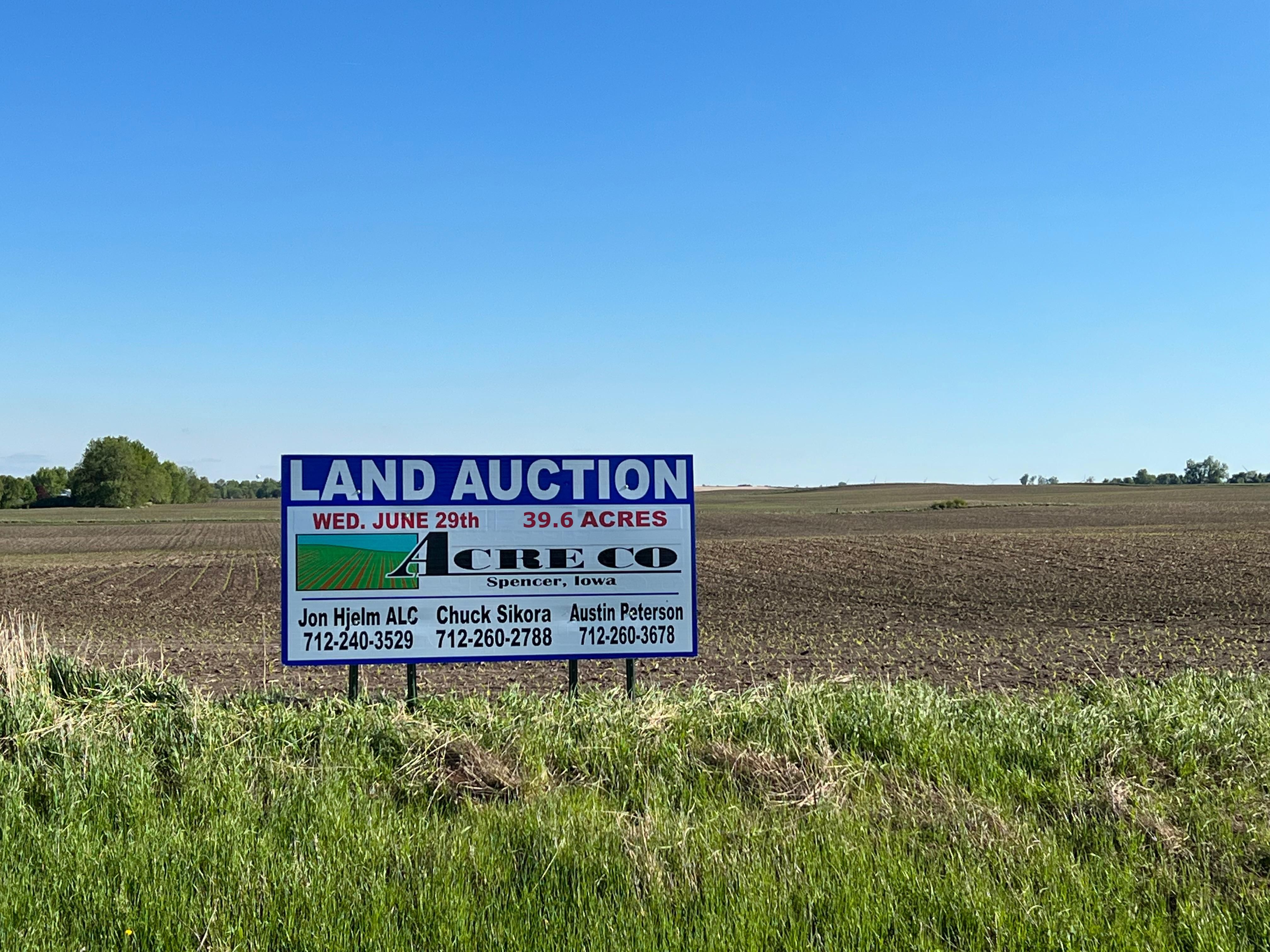 Orleans, Dickinson County, IA Farms and Ranches for auction Property ID