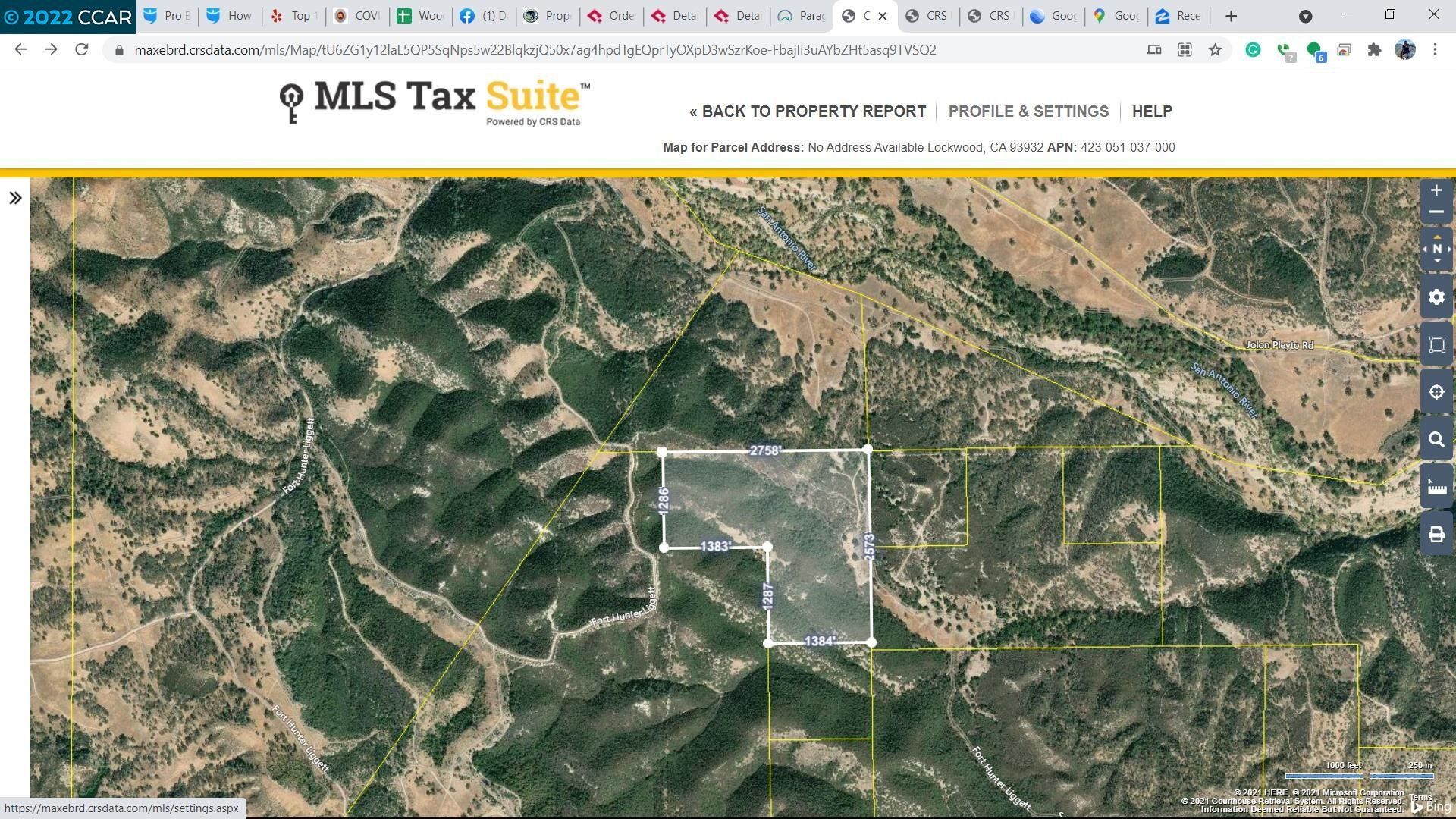 Lockwood, Monterey County, CA Undeveloped Land for sale Property ID