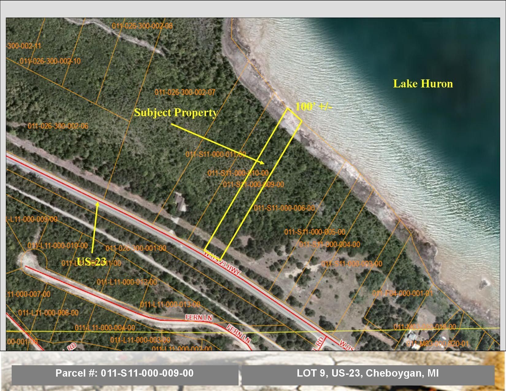 Cheboygan, Cheboygan County, MI Undeveloped Land, Lakefront Property