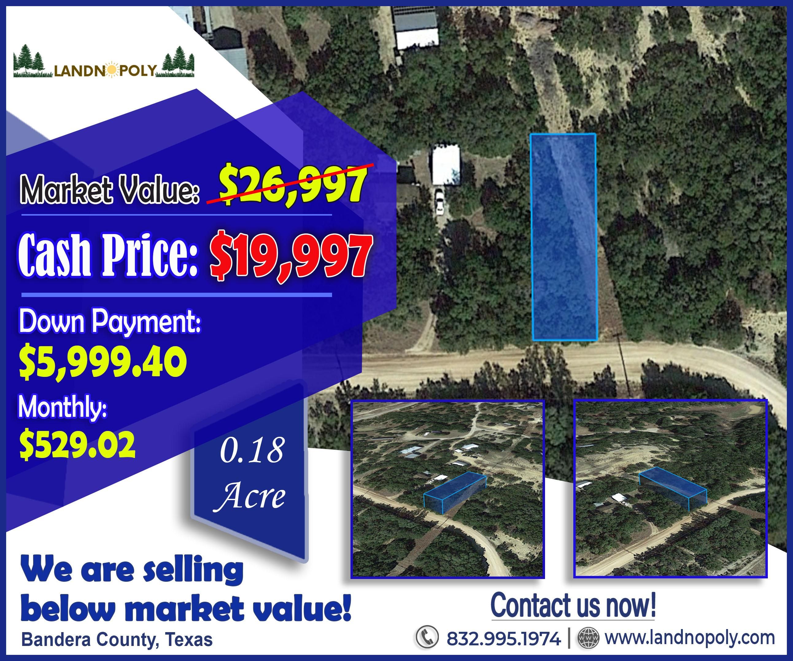 Bandera, Bandera County, TX Recreational Property, Undeveloped Land