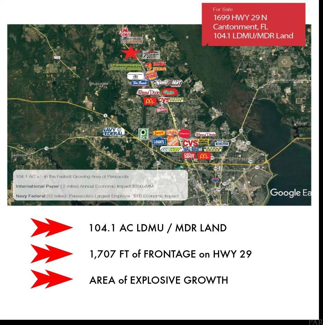 Cantonment, Escambia County, FL Commercial Property for sale Property ID 311680289 LandWatch
