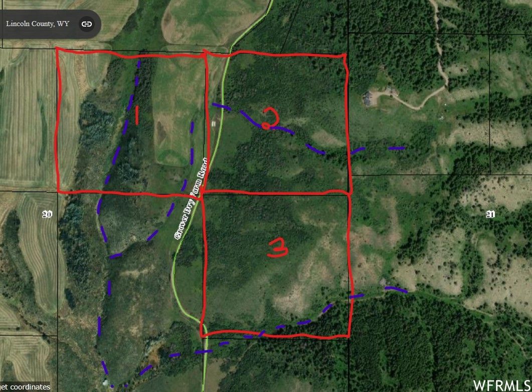 Grover, Lincoln County, WY Undeveloped Land for sale Property ID