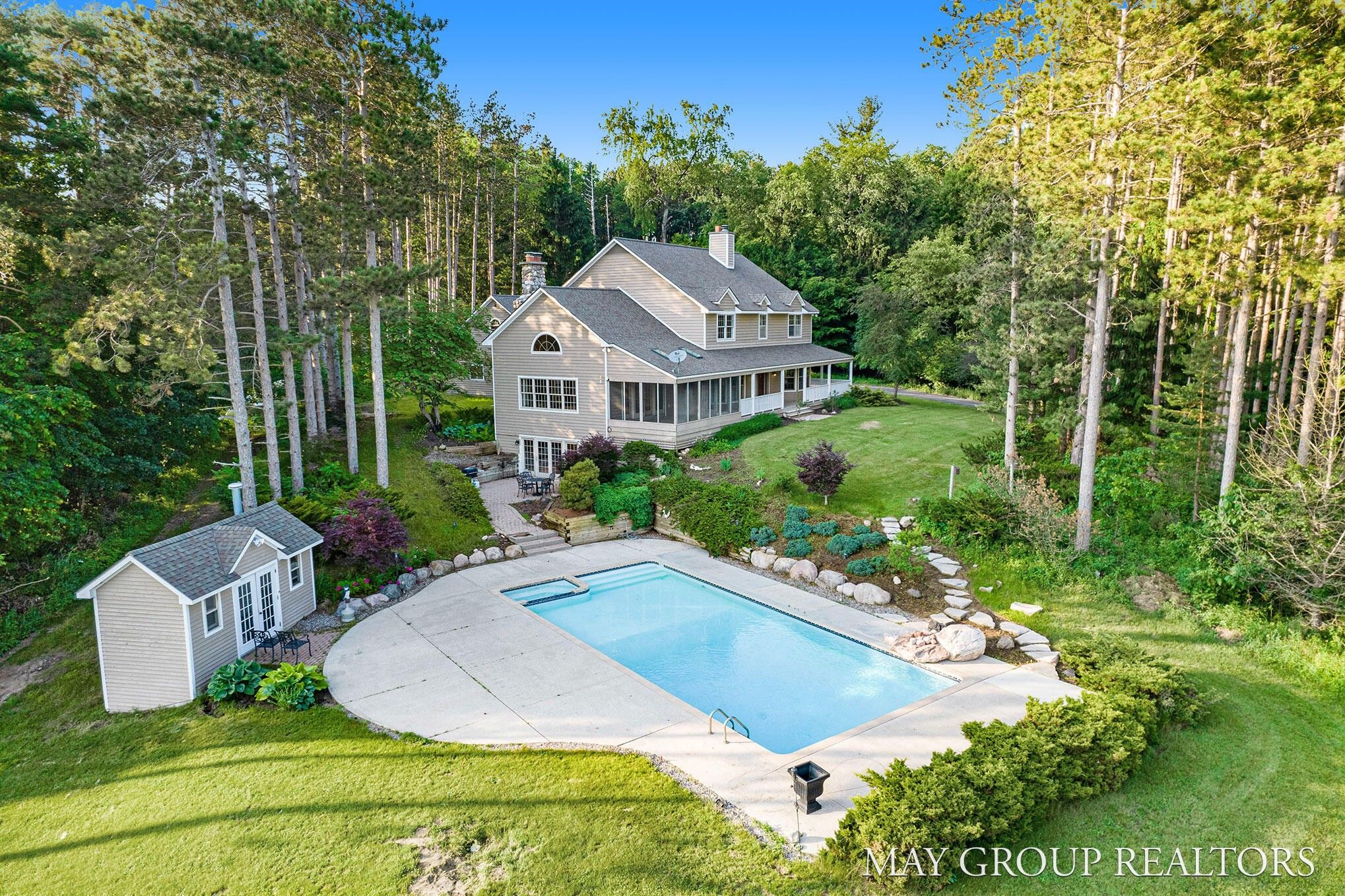 Lowell, Kent County, MI Lakefront Property, Waterfront Property, House