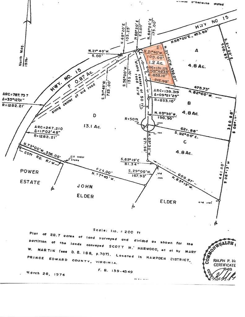 Farmville, Prince Edward County, VA Undeveloped Land, Homesites for