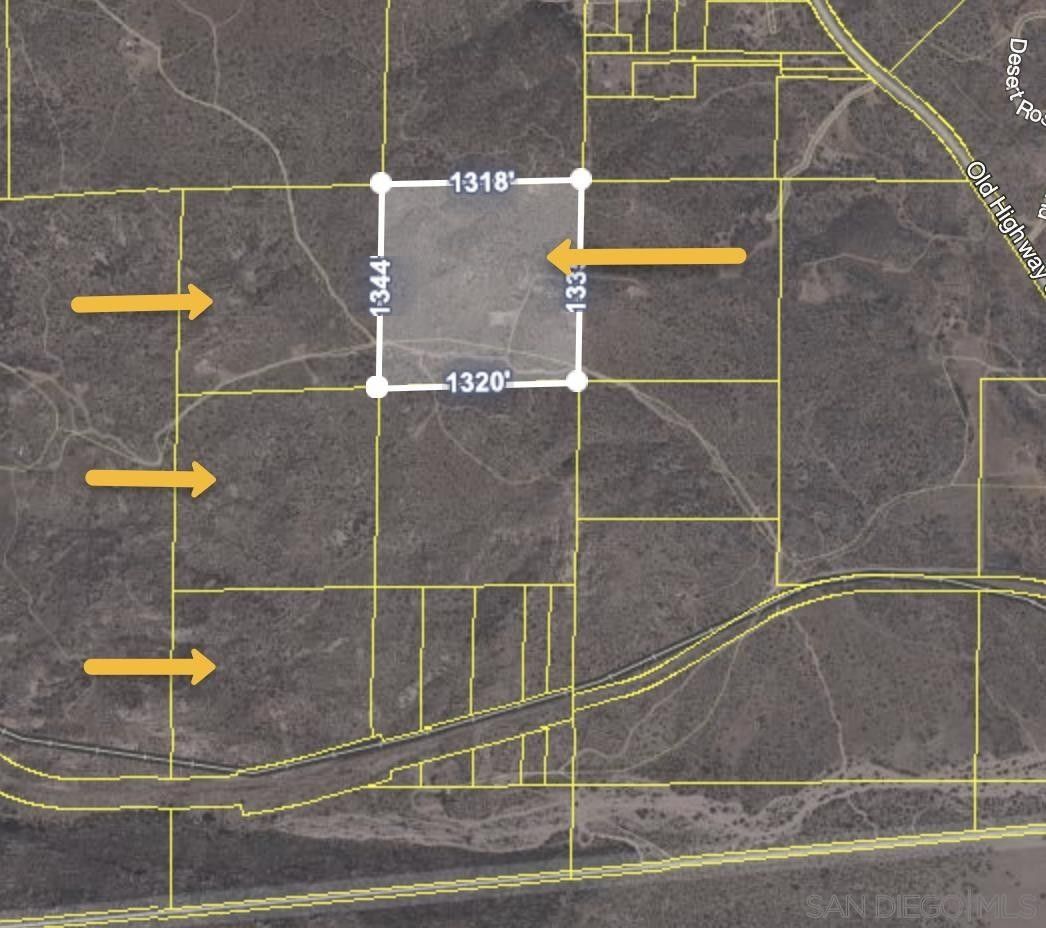 Jacumba, San Diego County, CA Undeveloped Land for sale Property ID