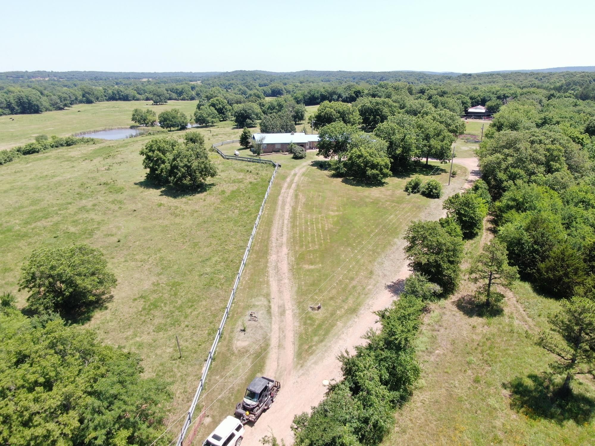 Kiowa, Atoka County, OK Farms and Ranches, Hunting Property, House for