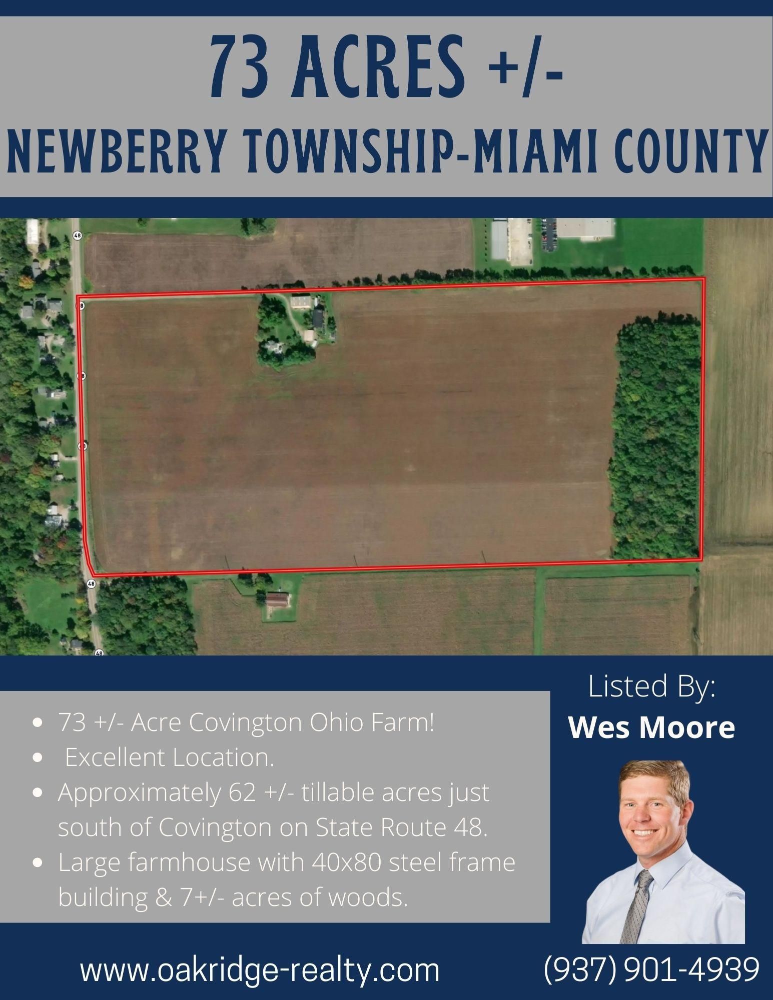 Covington, Miami County, OH Farms and Ranches, House for sale Property