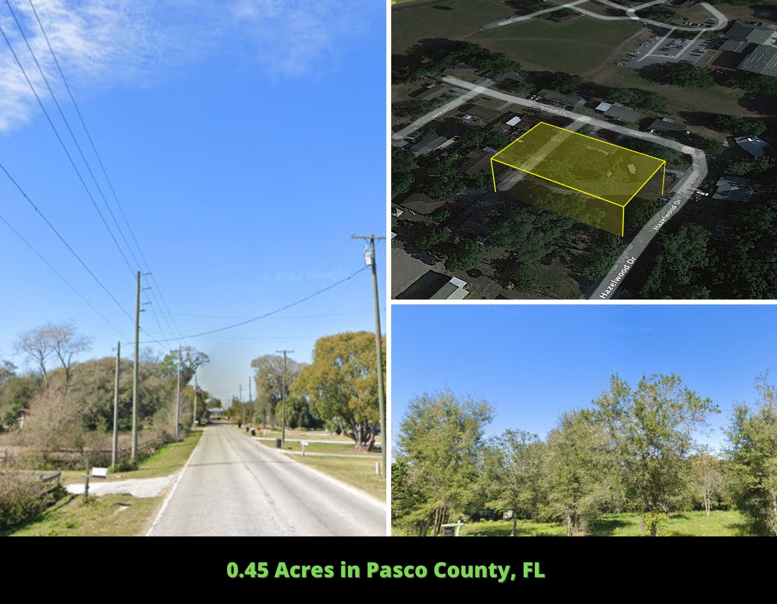 Zephyrhills, Pasco County, FL Undeveloped Land, Homesites for sale