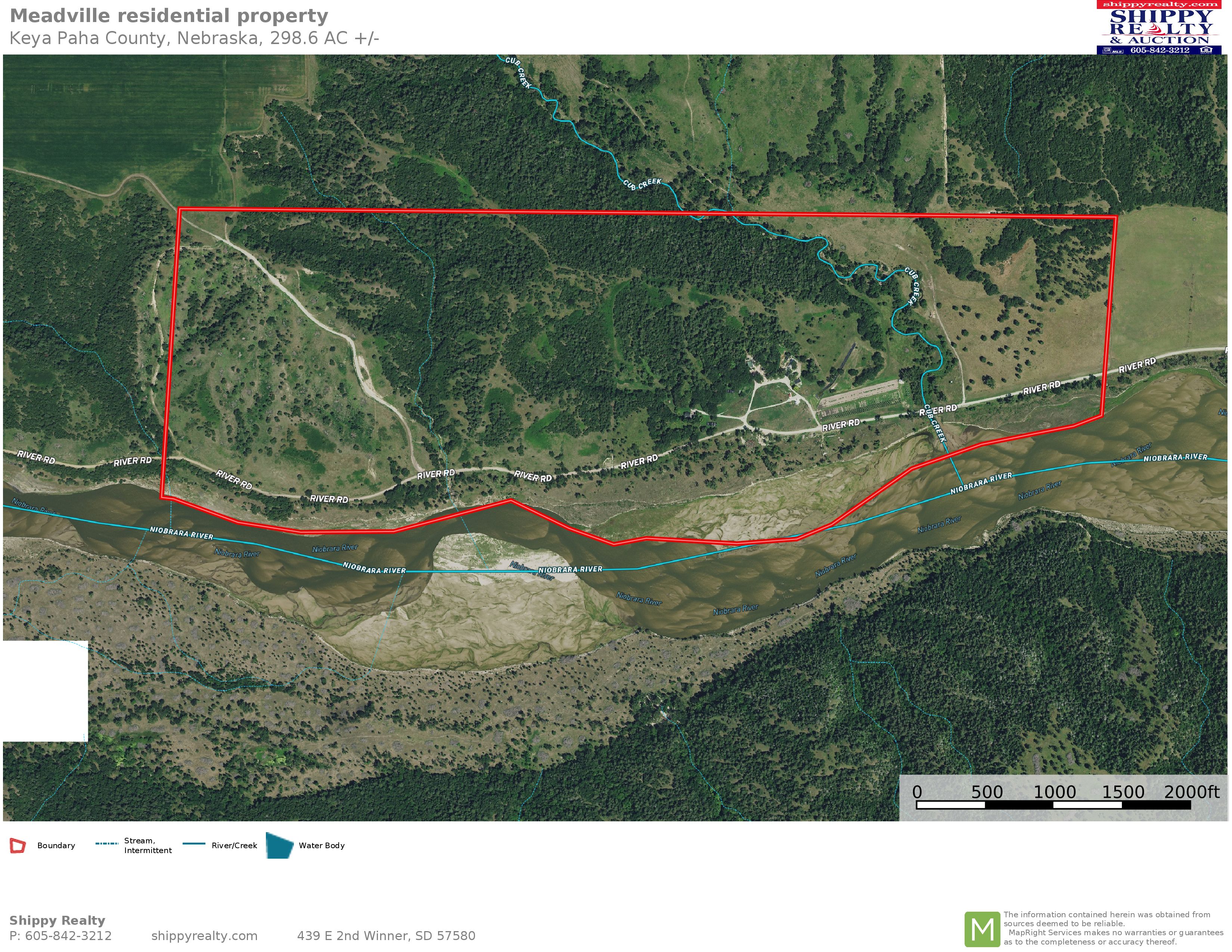 Springview, Keya Paha County, NE Recreational Property, Riverfront