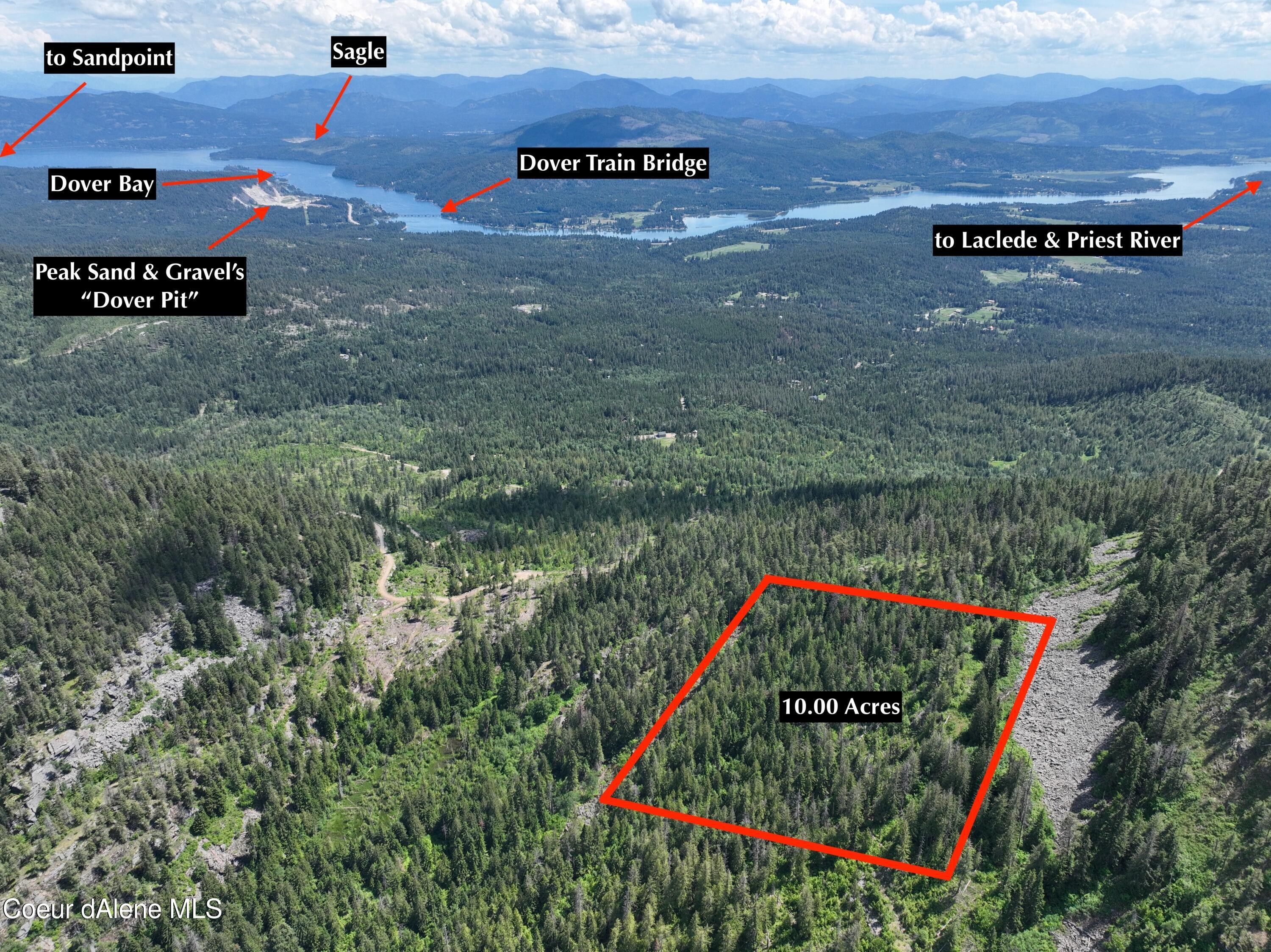 Laclede, Bonner County, ID Undeveloped Land for sale Property ID