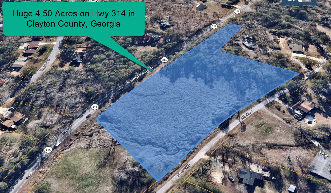 Riverdale, Clayton County, GA Recreational Property, Homesites for sale