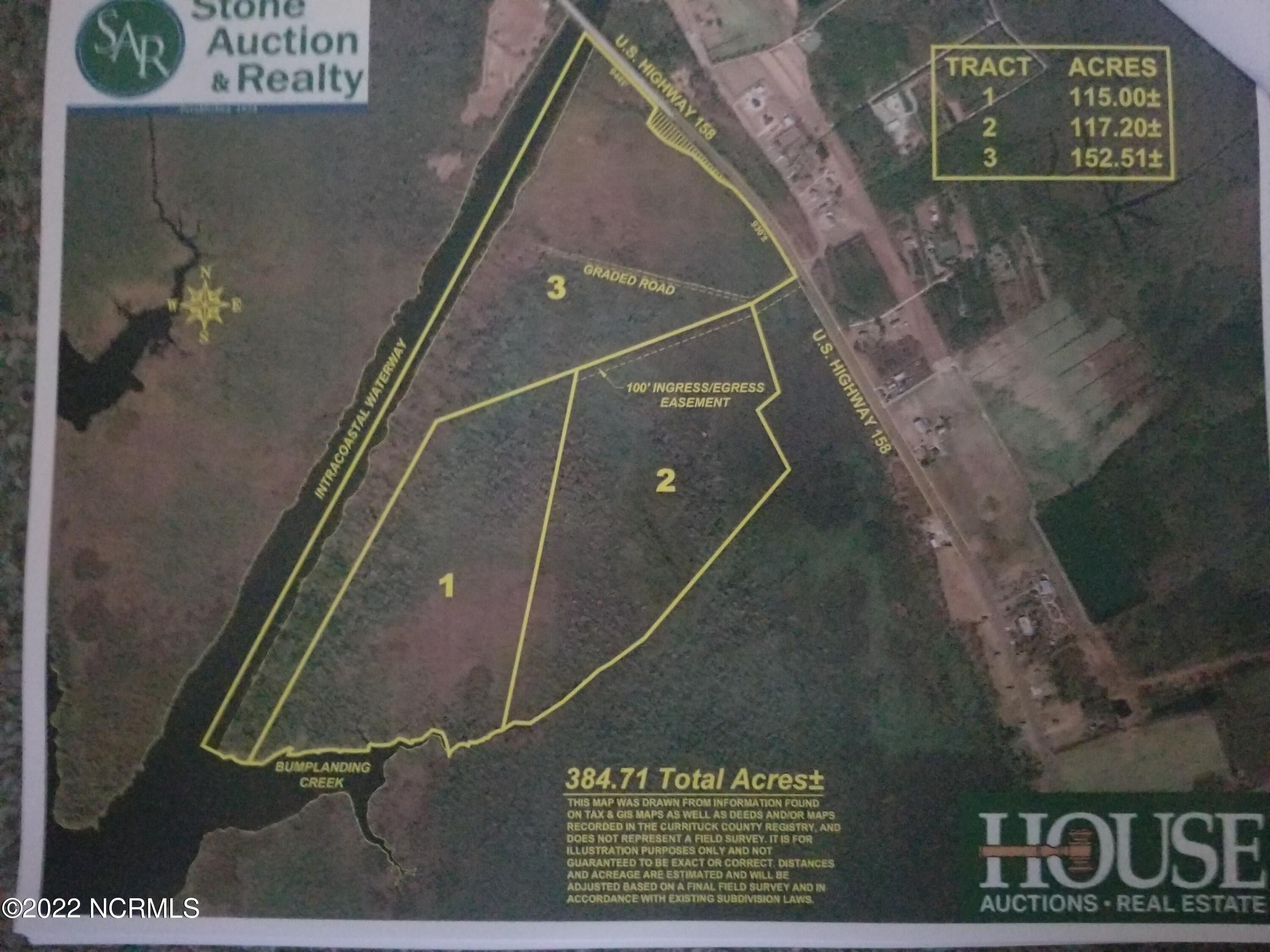 Coinjock, Currituck County, NC Undeveloped Land, Lakefront Property