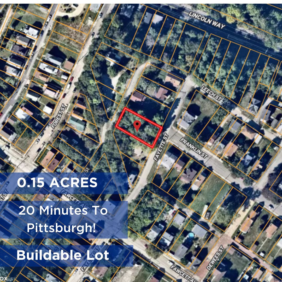 Mckeesport, Allegheny County, PA Recreational Property, Undeveloped