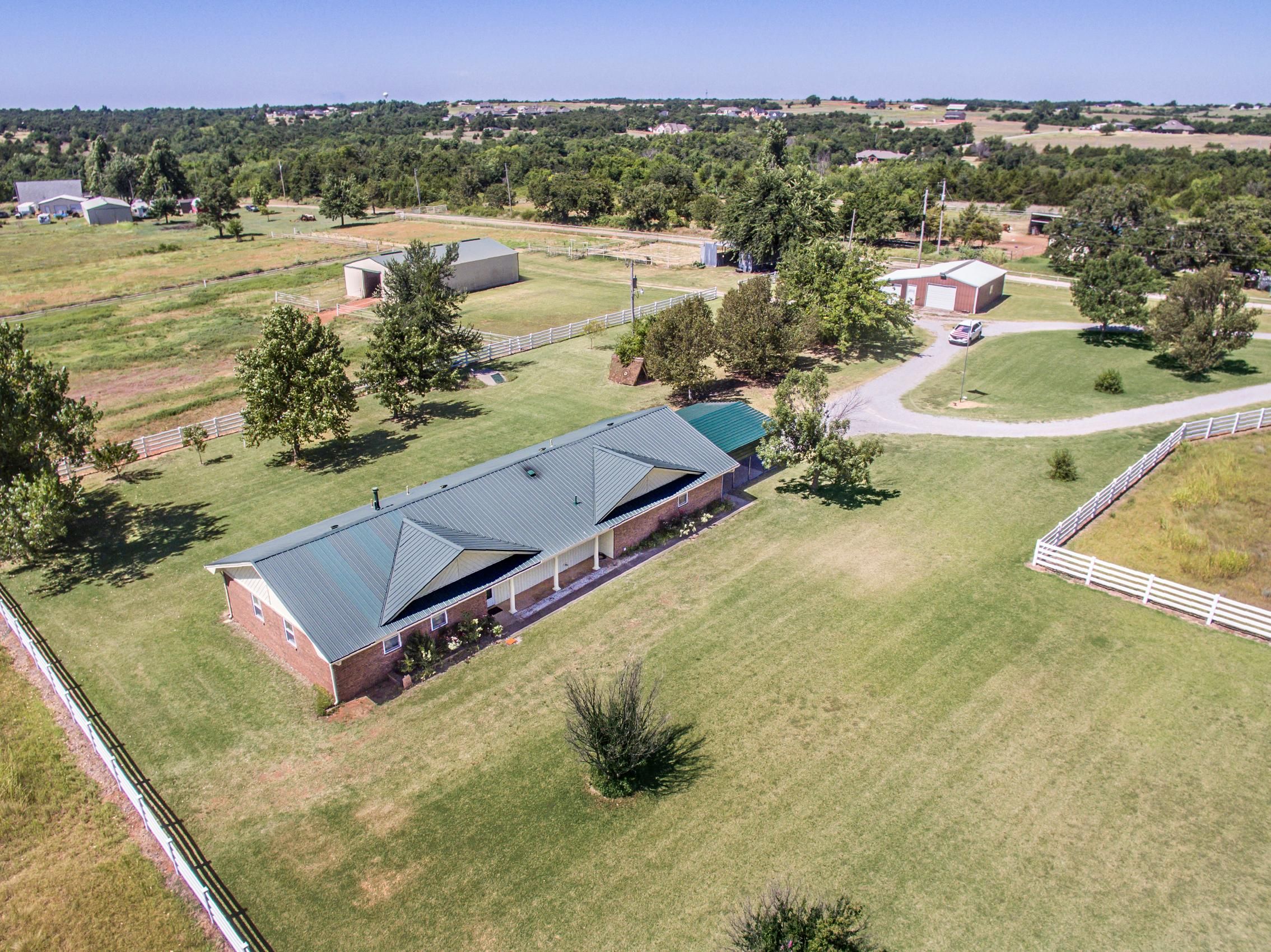 Blanchard, McClain County, OK Undeveloped Land, Horse Property, House