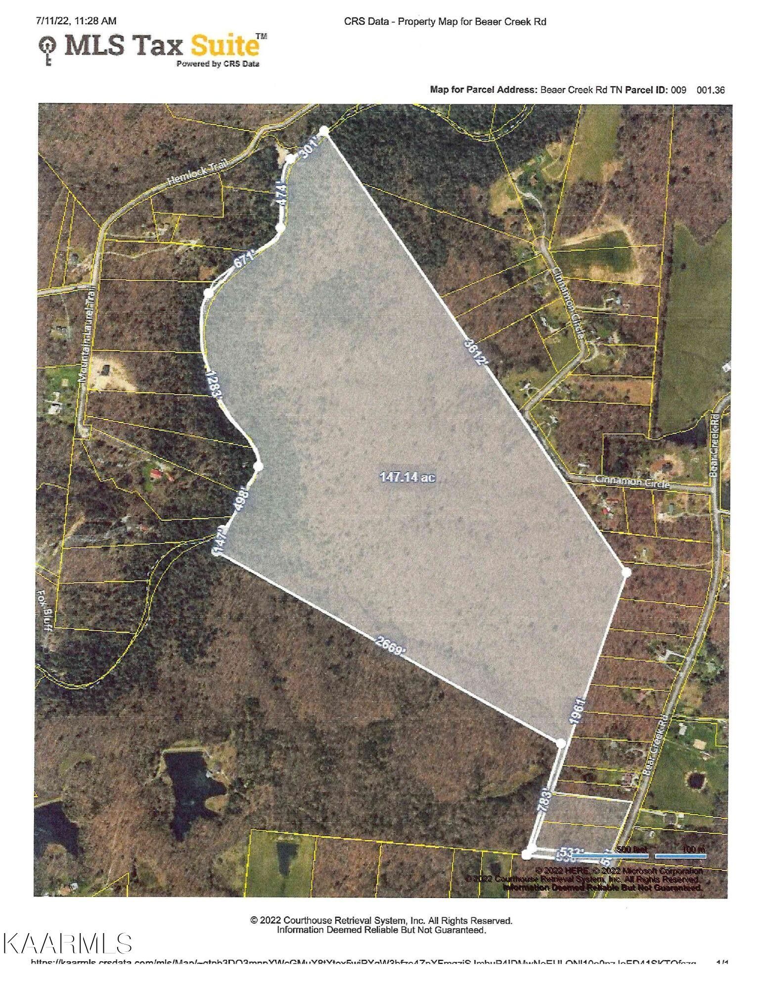 Crossville, Cumberland County, TN Undeveloped Land for sale Property ID