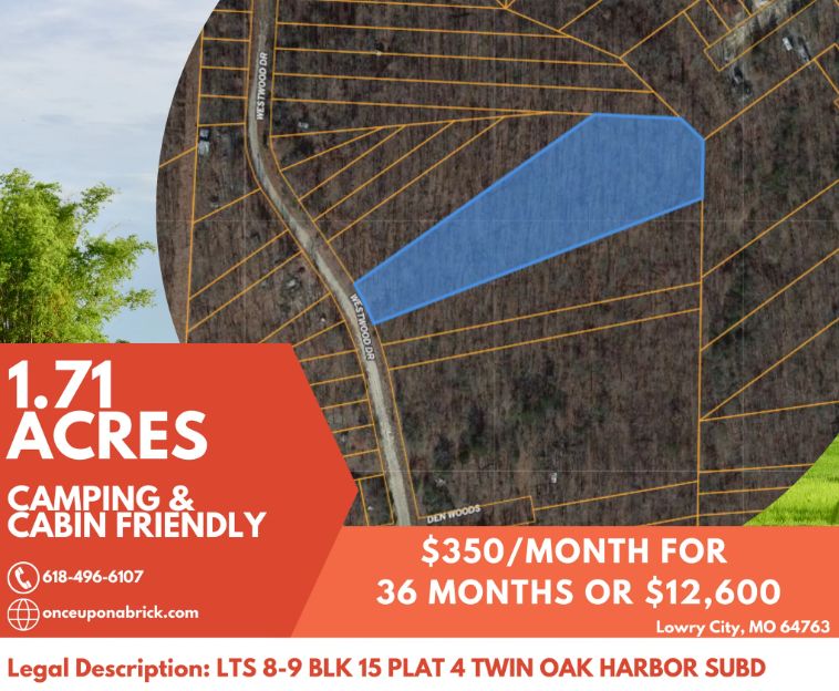 Lowry City, Saint Clair County, MO Recreational Property, Undeveloped