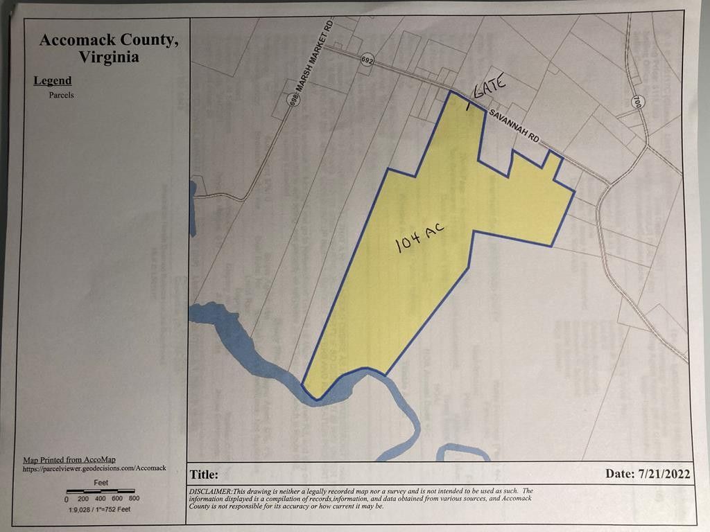 Hallwood, County, VA Undeveloped Land for sale Property ID