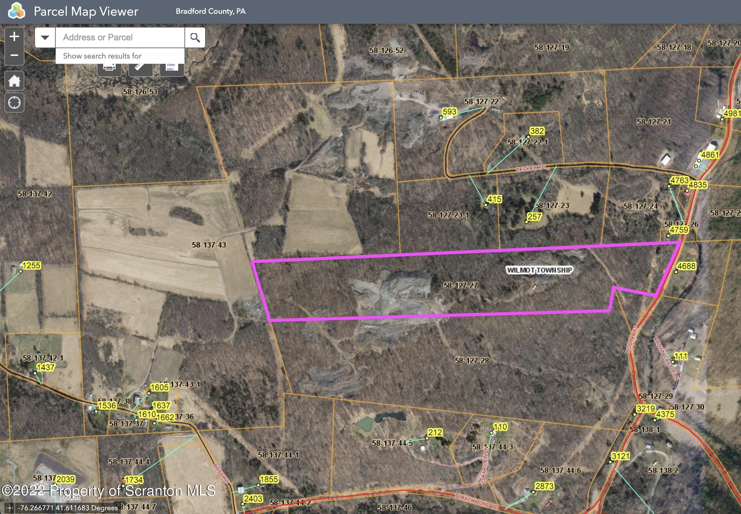 Sugar Run, Bradford County, PA Undeveloped Land for sale Property ID