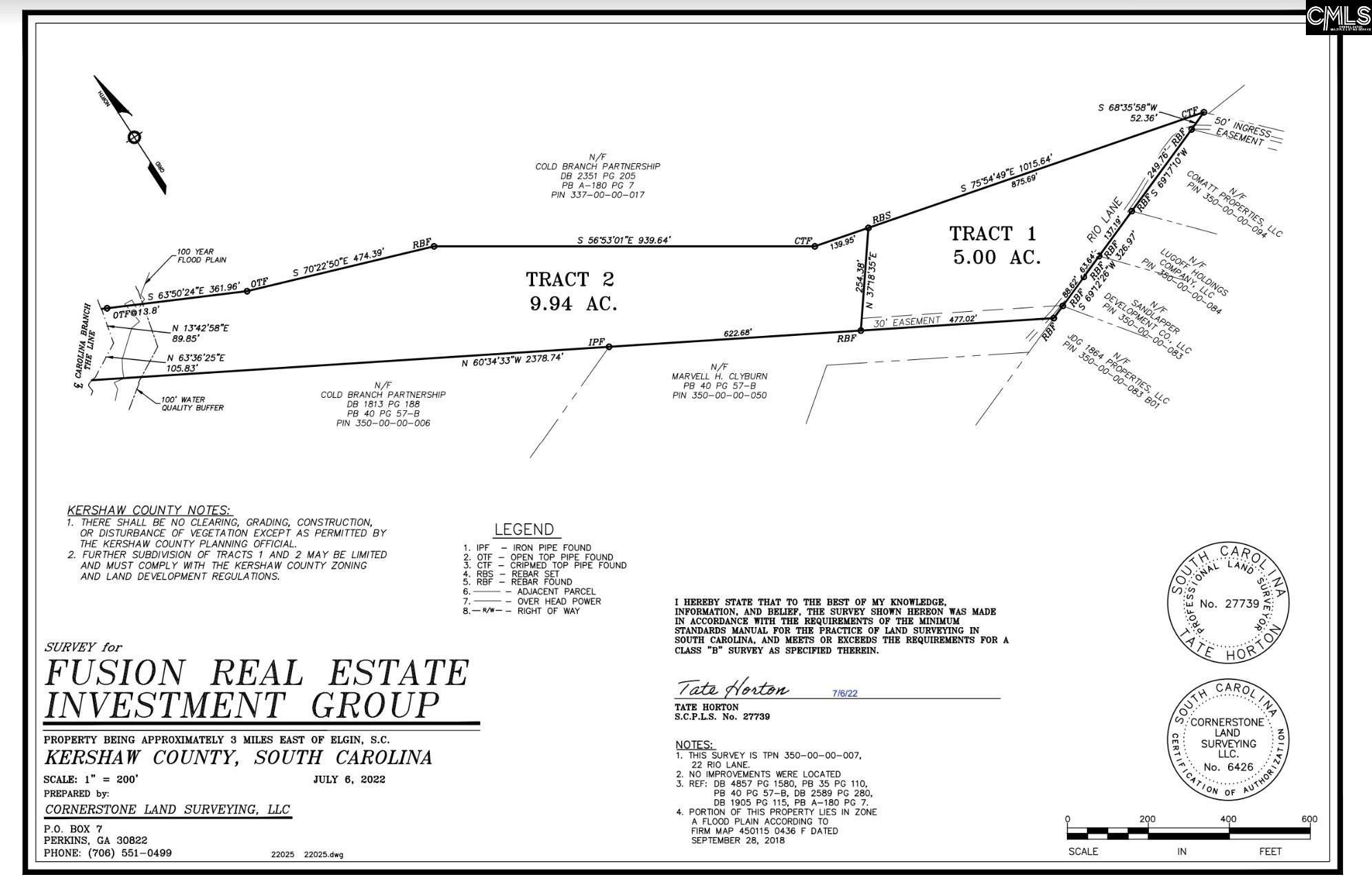 Lugoff, Kershaw County, SC Undeveloped Land for sale Property ID