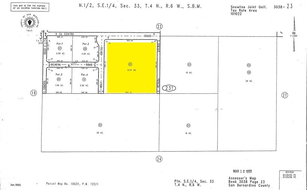 Phelan, San Bernardino County, CA Undeveloped Land for sale Property ID