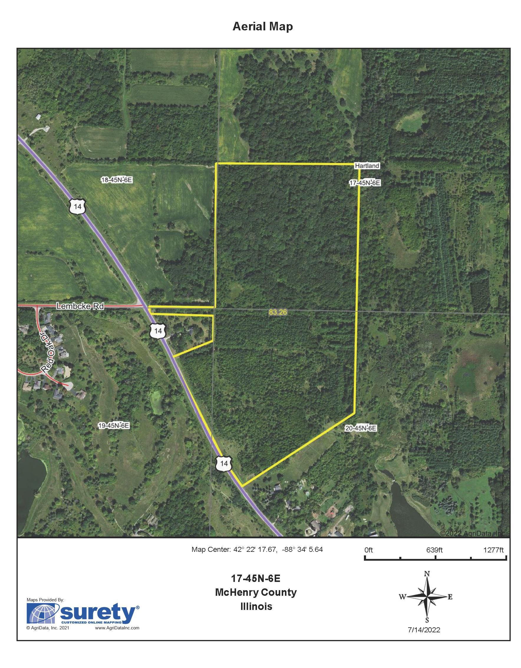 Harvard, McHenry County, IL Timberland Property, Hunting Property for