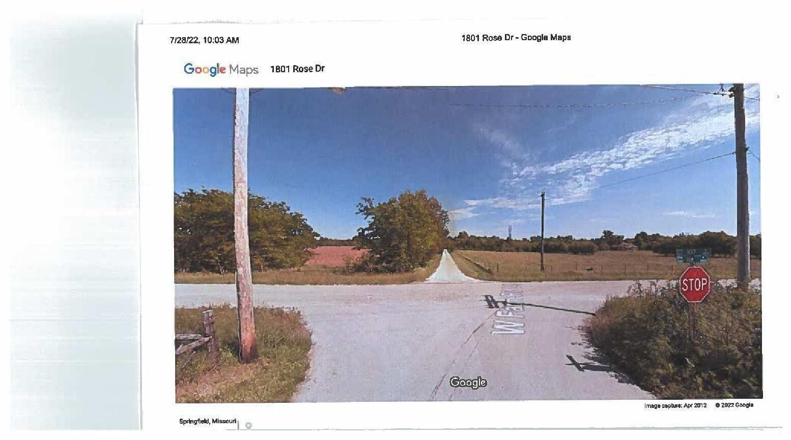 Springfield, Greene County, MO Undeveloped Land for sale Property ID