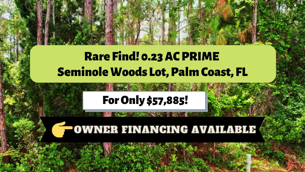 Palm Coast, Flagler County, FL Recreational Property, Undeveloped Land