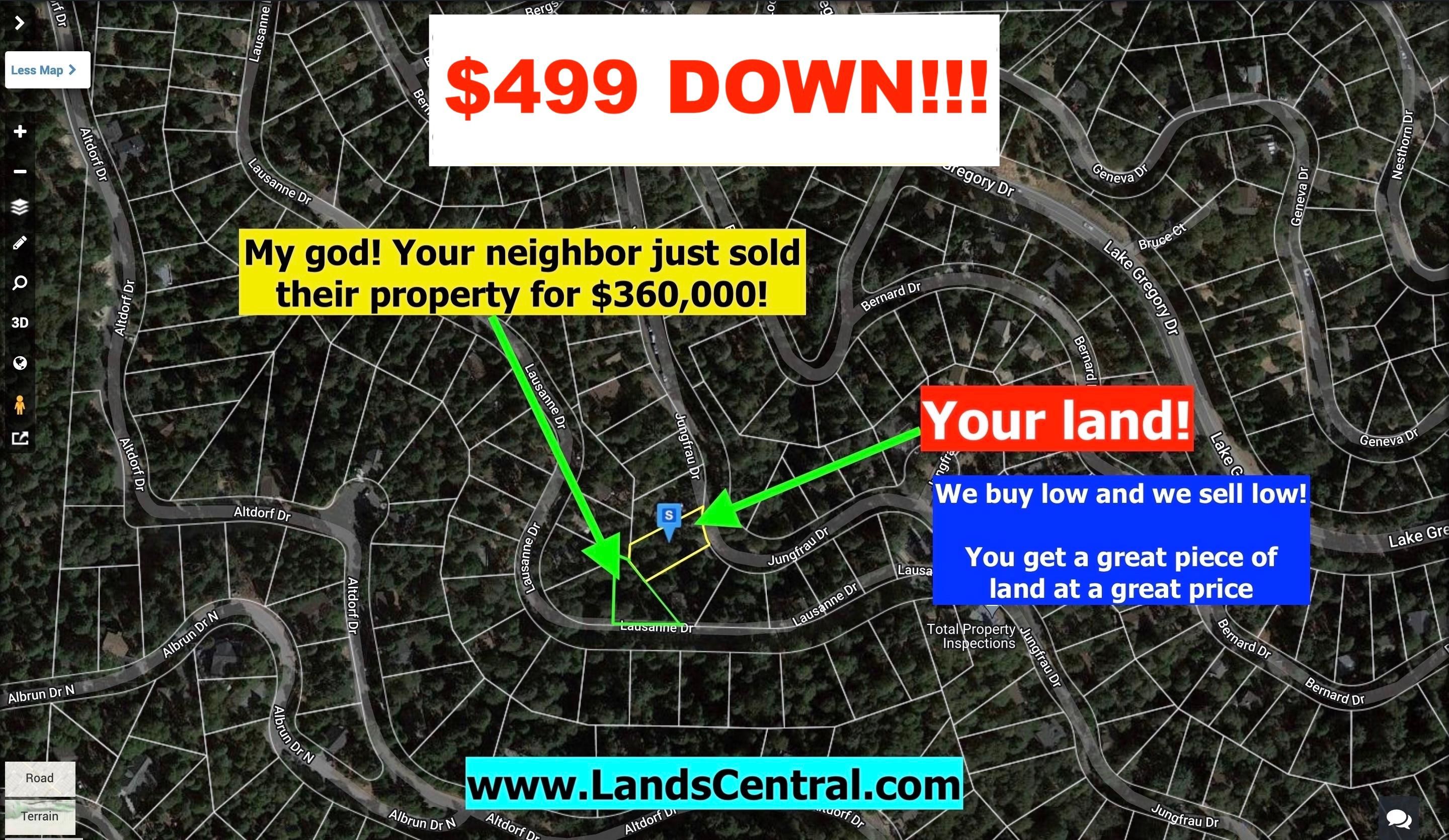 Crestline, San Bernardino County, CA Recreational Property, Undeveloped